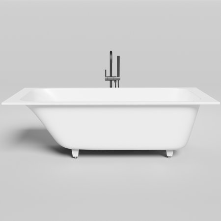 Ванна из искусственного камня Salini Orlanda 180х80 102012G Белая глянцевая 