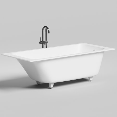 Ванна из искусственного камня Salini Orlanda 180х80 102012G Белая глянцевая 