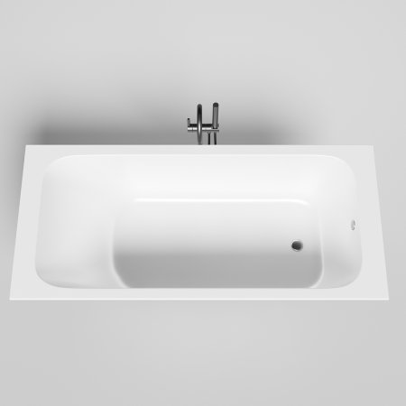 Ванна из искусственного камня Salini Orlanda 180х80 102012G Белая глянцевая 