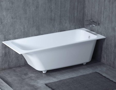 Ванна из искусственного камня Salini Orlanda 180х80 102012G Белая глянцевая 