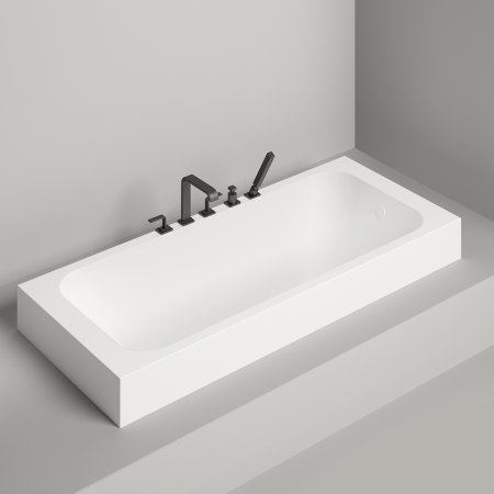 Ванна из искусственного камня Salini Orlanda 180х80 102012G Белая глянцевая 