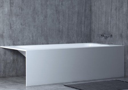 Ванна из искусственного камня Salini Orlanda 180х80 102012G Белая глянцевая 