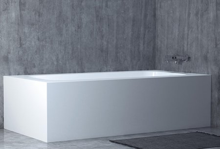 Ванна из искусственного камня Salini Orlanda 180х80 102012G Белая глянцевая 