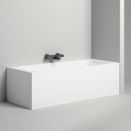 Ванна из искусственного камня Salini Orlanda 180х80 102012G Белая глянцевая 