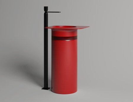 Раковина Salini Ninfea 54.5 130221MRF покраска по RAL полностью матовая 