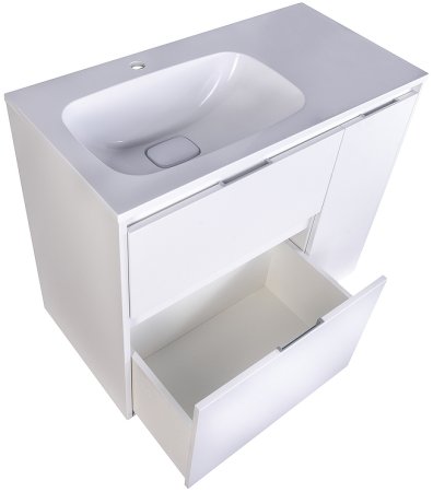 Тумба под раковину Style Line Барселона 90 L СС-00002345 Белая 
