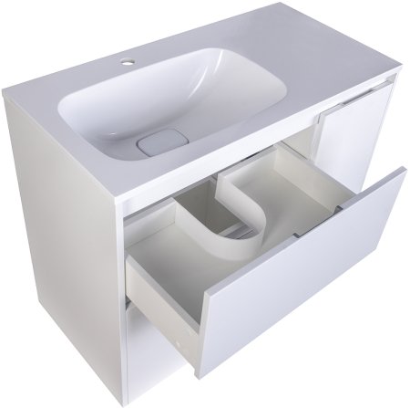 Тумба под раковину Style Line Барселона 90 L СС-00002345 Белая 