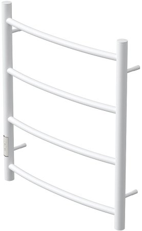 Электрический полотенцесушитель Point Афина PN04756W П4 500x600 диммер слева Белый 