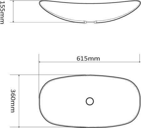 Раковина SantiLine SL-1025МB 