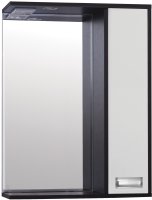 Зеркало со шкафом Style Line Эко стиль Панда W 60 С с подсветкой Белое Венге