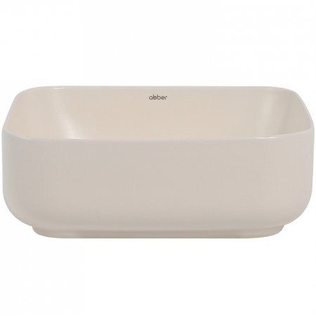 Раковина-чаша Abber Rechteck 39 AC2211MBE Светло-бежевая матовая 