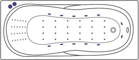Акриловая ванна Excellent Sekwana WAEX.SEK17.NANO 170x75 