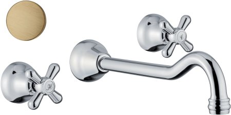 Смеситель для раковины Fiore MARGOT 26ZZ0636, бронза 