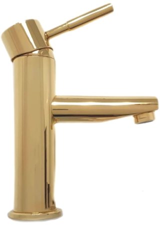 Смеситель для раковины Webert Rimini RI830102010, золото 