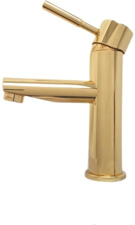 Смеситель для раковины Webert Rimini RI830102010, золото 