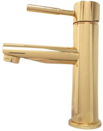 Смеситель для раковины Webert Rimini RI830102010, золото 