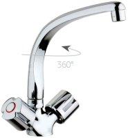 Смеситель для кухни Paini Tevere 10CR571FFQLMKM Хром Смеситель для кухни Paini Tevere 10CR571FFQLMKM Хром