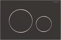 Кнопка смыва Geberit Sigma 20 115.882.14.1 черный матовый/хром глянцевый