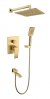 Душевая система скрытого монтажа Grocenberg GB5007MG Матовый золото 