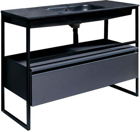 Консоль под раковину Boheme Armadi Art Loft 120 893-120 Черная 