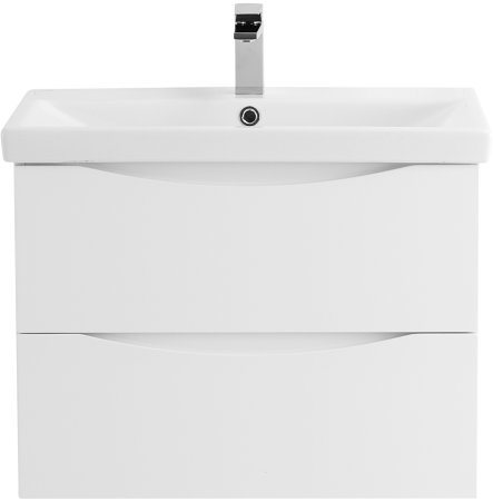 Тумба с раковиной BelBagno MARINO-CER-700-2C-SO-BL-P Bianco Lucido 