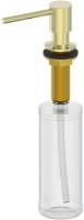 Дозатор мыла WONZON & WOGHAND, Брашированное золото (WW-88SD02-BG)