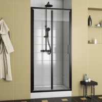 Душевая дверь в нишу Bravat Blackline 100х200 см. складная Душевая дверь в нишу Bravat Blackline 100х200 см. складная