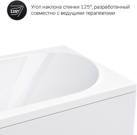 Акриловая ванна AM.PM Sense 150х70 W76A-150-070W-A без гидромассажа 