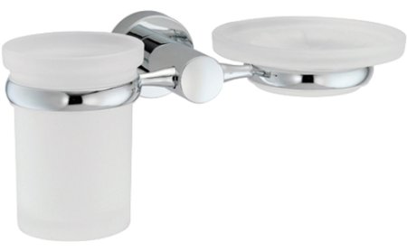 Стакан WasserKRAFT Donau K-9426 с мыльницей 