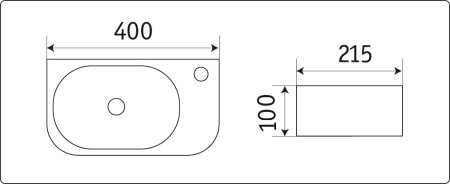 Раковина CeramaLux 78204L 