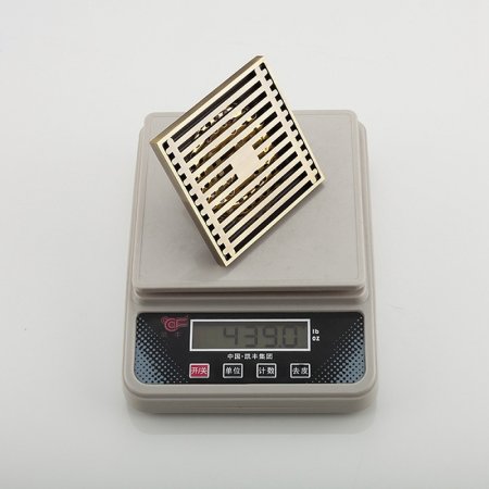 Душевой трап Gappo G81004-4 с решеткой Бронза 