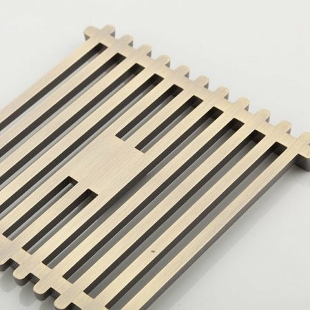 Душевой трап Gappo G81004-4 с решеткой Бронза 