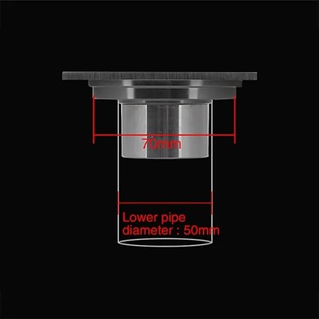 Душевой трап Gappo G81004-4 с решеткой Бронза 