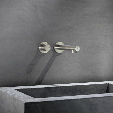 Смеситель Axor Uno 45113820 для раковины, шлифованный никель 