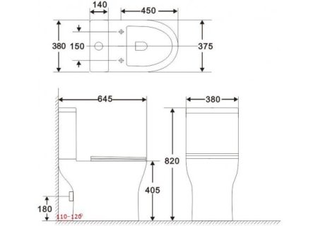 Унитаз-компакт Aquanet Roll 2-C CL-12289 240206 
