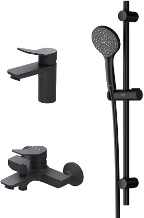 Комплект смесителей AM.PM X-Joy F42985A00 Черный матовый 