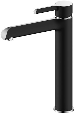 Смеситель для раковины Gappo G03-6 G1003-16 Черный матовый Хром 