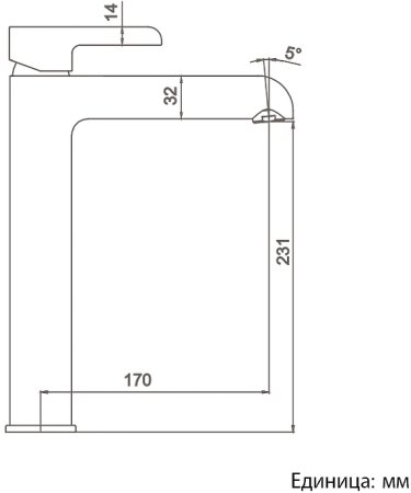 Смеситель для раковины Gappo G03-6 G1003-16 Черный матовый Хром 