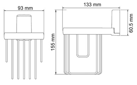 Держатель освежителя воздуха WasserKRAFT Leine K-5045 