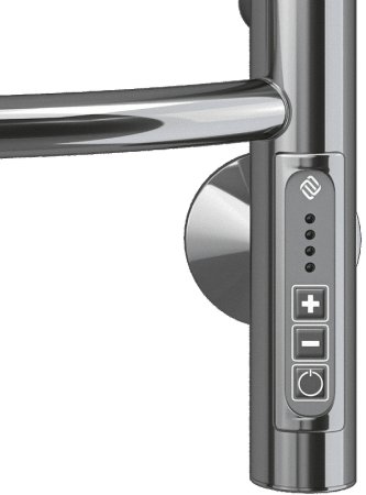 Электрический полотенцесушитель Terminus Классик П8 500х850 4670078531414 с полкой Хром 