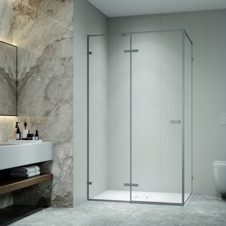 Душевой уголок с распашной дверью на петлях - RGW SV-040Gr 1200x800 
