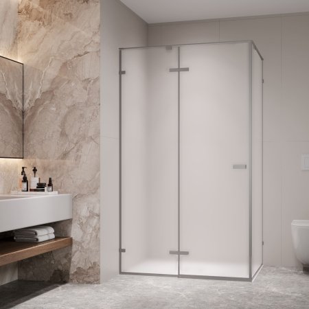 Душевой уголок с распашной дверью на петлях - RGW SV-040Gr 1200x800 