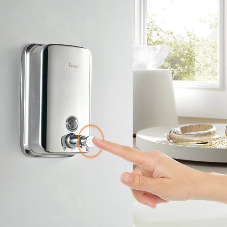 Дозатор для жидкого мыла Frap F402 Хром 