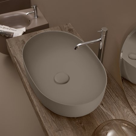 Раковина-чаша Kerasan Nolita 60 534381 Nocciola matt 