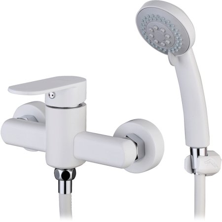 Смеситель для душа G-Lauf NOB5-A128YW Белый матовый 