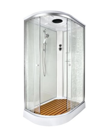 Душевая кабина Deto ЕМ1512 R 120х80 низкий поддон 