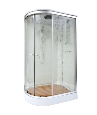 Душевая кабина Deto ЕМ1512 R 120х80 низкий поддон 