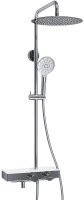 Душевая система WasserKRAFT A113.116.127.CH Thermo с термостатом Хром Белая