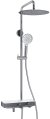 Душевая система WasserKRAFT A113.116.127.CH Thermo с термостатом Хром Белая 
