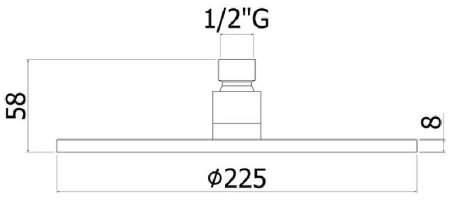 Верхний душ Paffoni Master ZSOF074NO/ZSOF034NO Черный матовый 